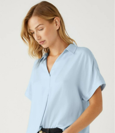 Women Round Neck Cotton Top