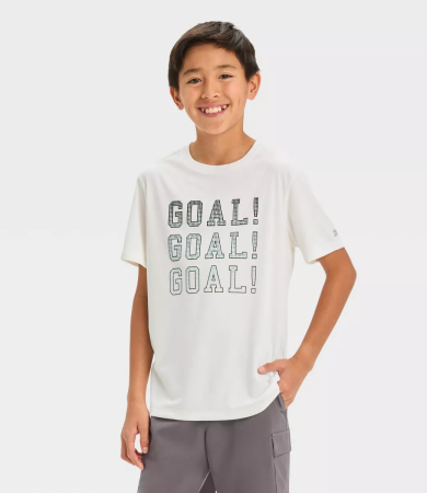 Boy Round Neck Pure Cotton T-shirt