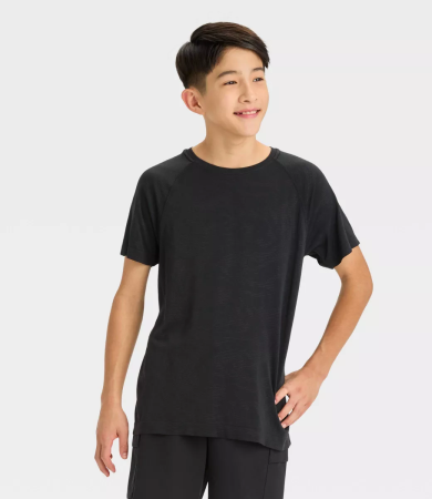 Boy Round Neck Pure Cotton T-shirt