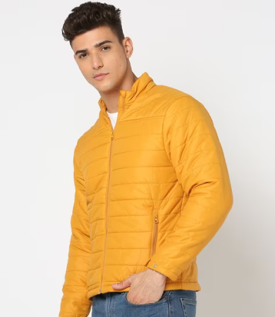 Men Slim Fit Relaxed Denim Jacket